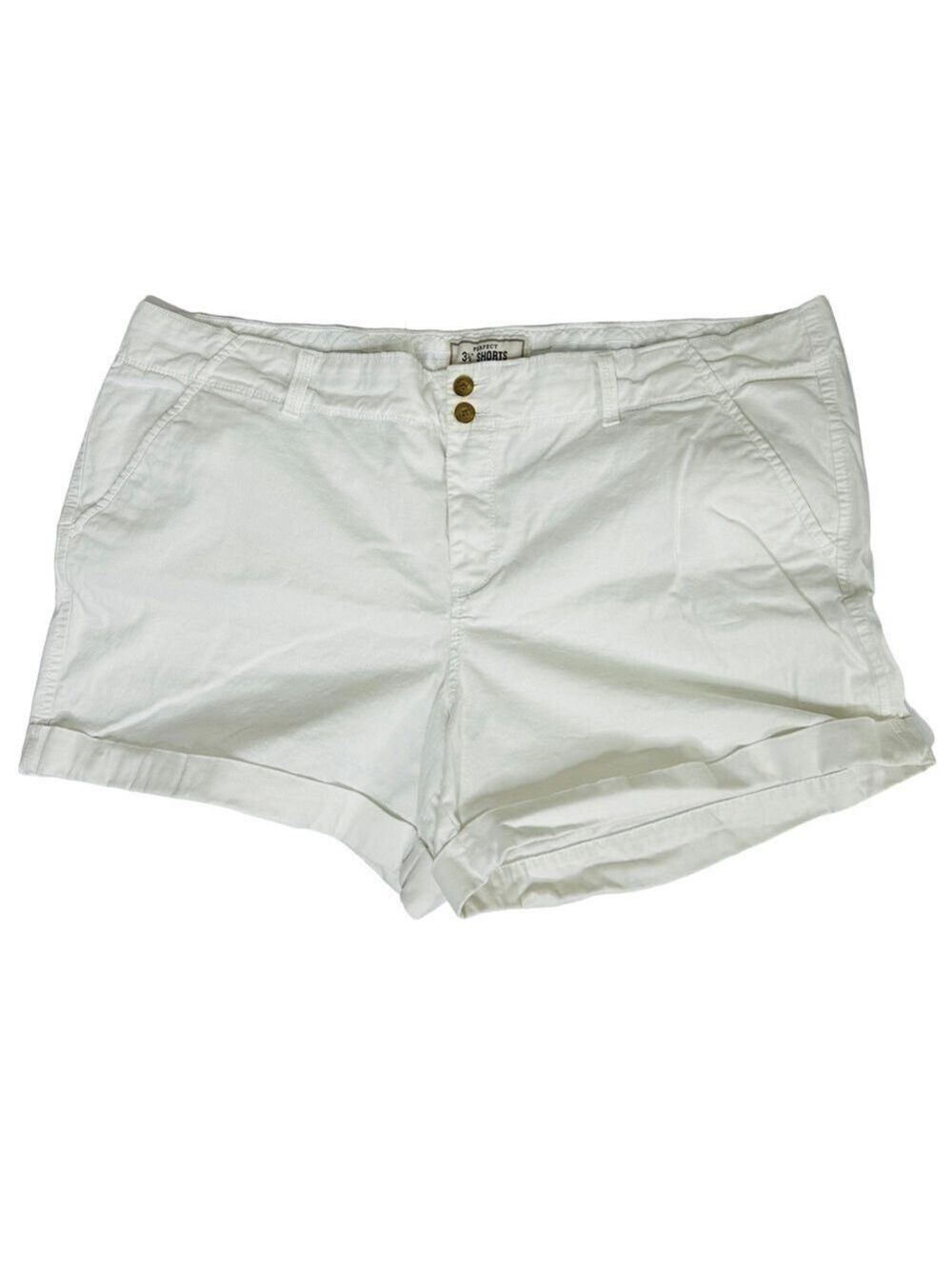 Old Navy Khakis Women’s White Shorts Size 18‎ Tall